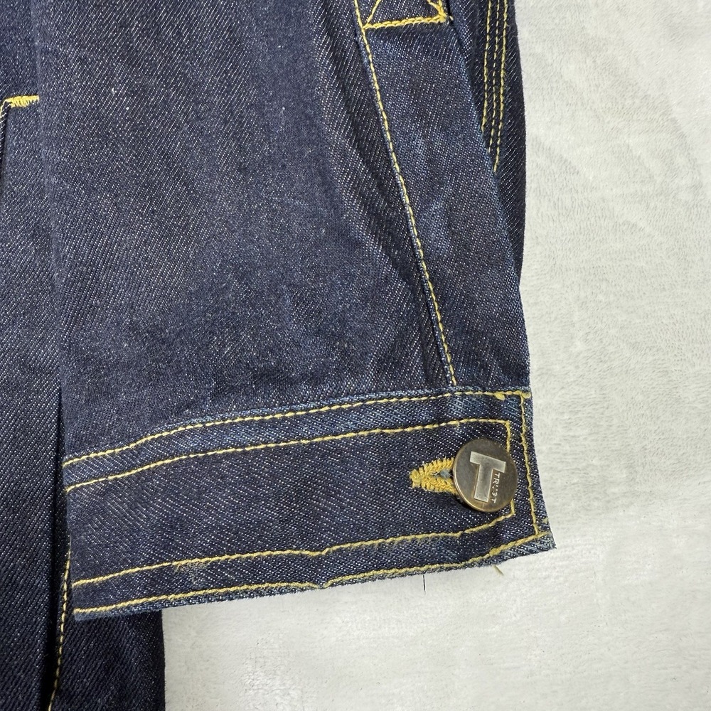 Trust Sports Collection Jean Jacket 2XL Trucker Baggy Y2K‎ Streetwear Fireman - Picture 4 of 14